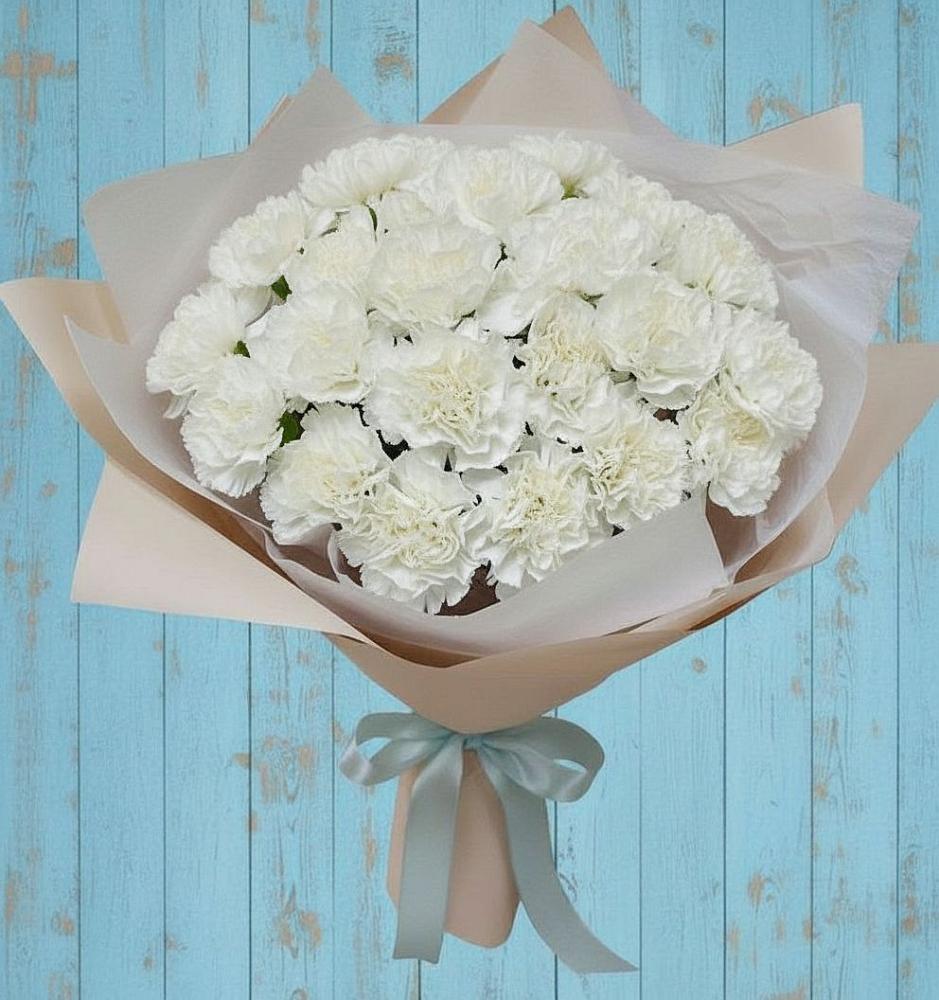 Букет цветов из: Гвоздики в Алакуртти