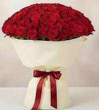 Букет 101 Красная роза Милано в Алакуртти