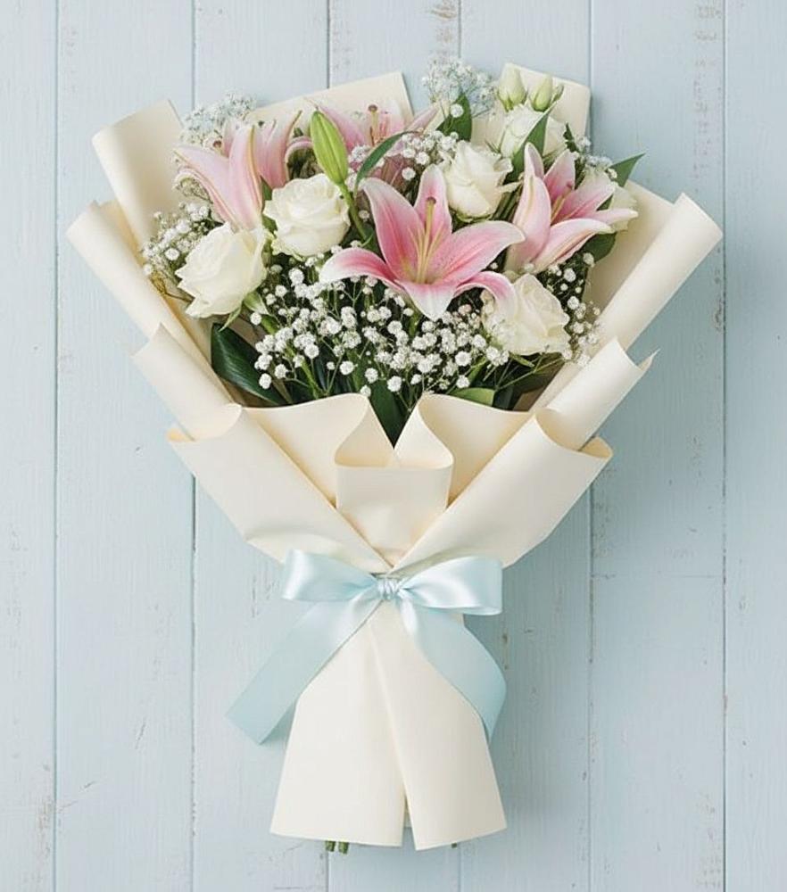 Букет цветов из: Лилии в Алакуртти