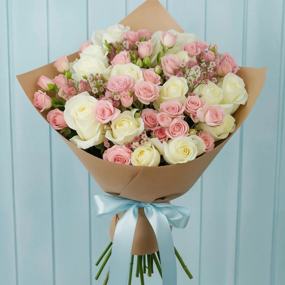 Букет цветов из: Розы в Алакуртти