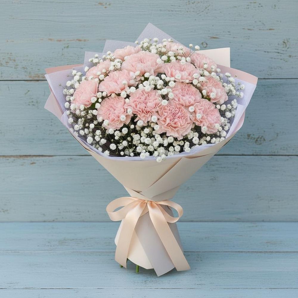 Букет цветов из: Гвоздики в Алакуртти