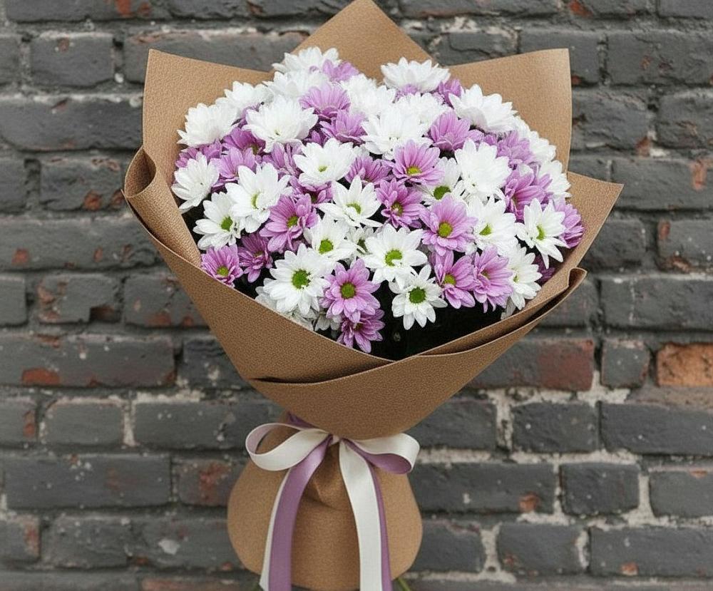 Букет цветов из: Хризантемы в Алакуртти