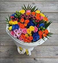 Букет цветов из:  Розы и Хризантемы в Алакуртти